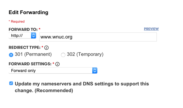 GoDaddy domain instructions.